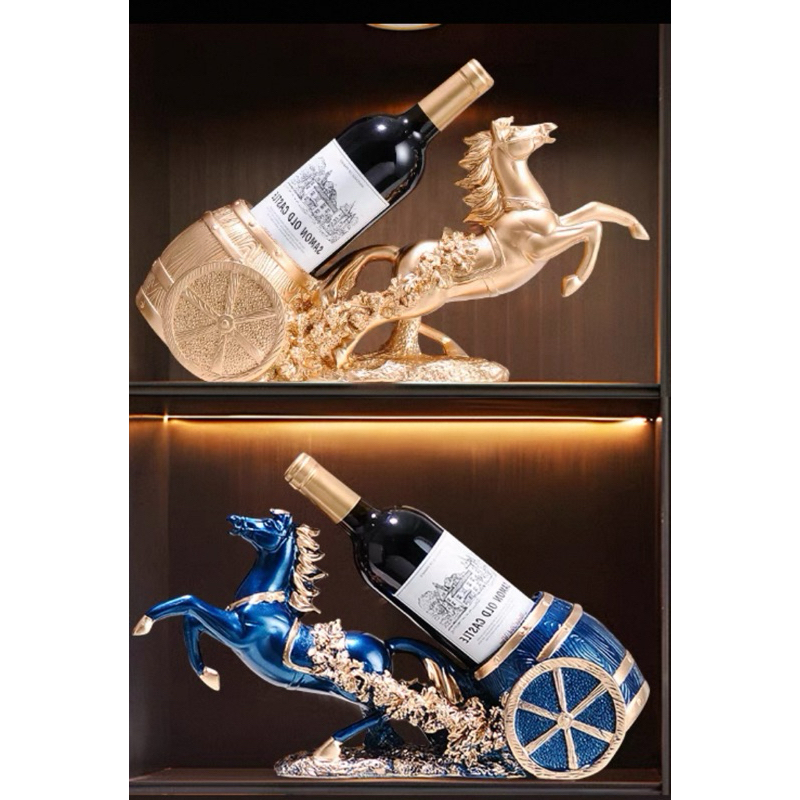 Horse-drawn wine bottle rack | Shopee Malaysia