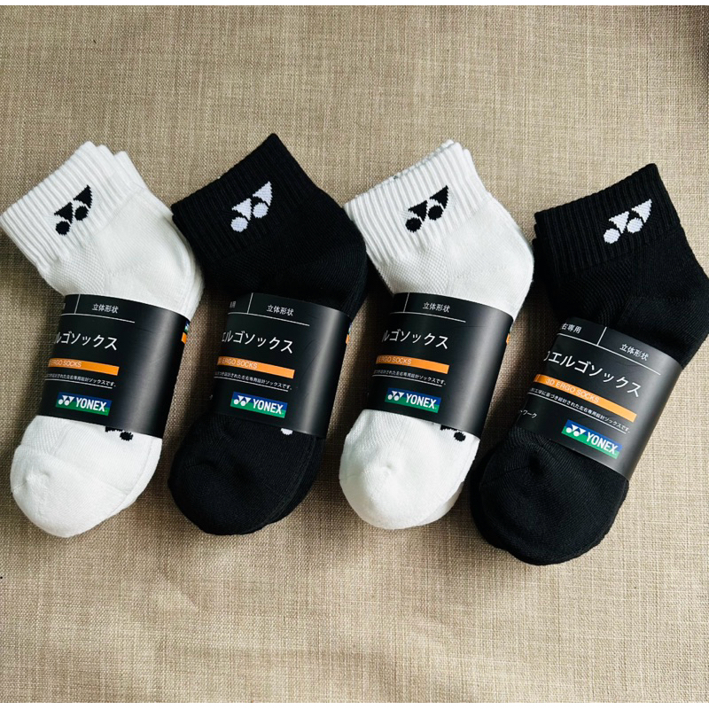 Set of 3 pairs of Yonex Socks High-neck badminton socks Beautiful ...