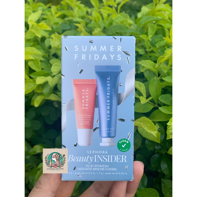 [Bill Sephora] Summer Fridays Lip Butter Balm & Jet Lag Mask Duo ...