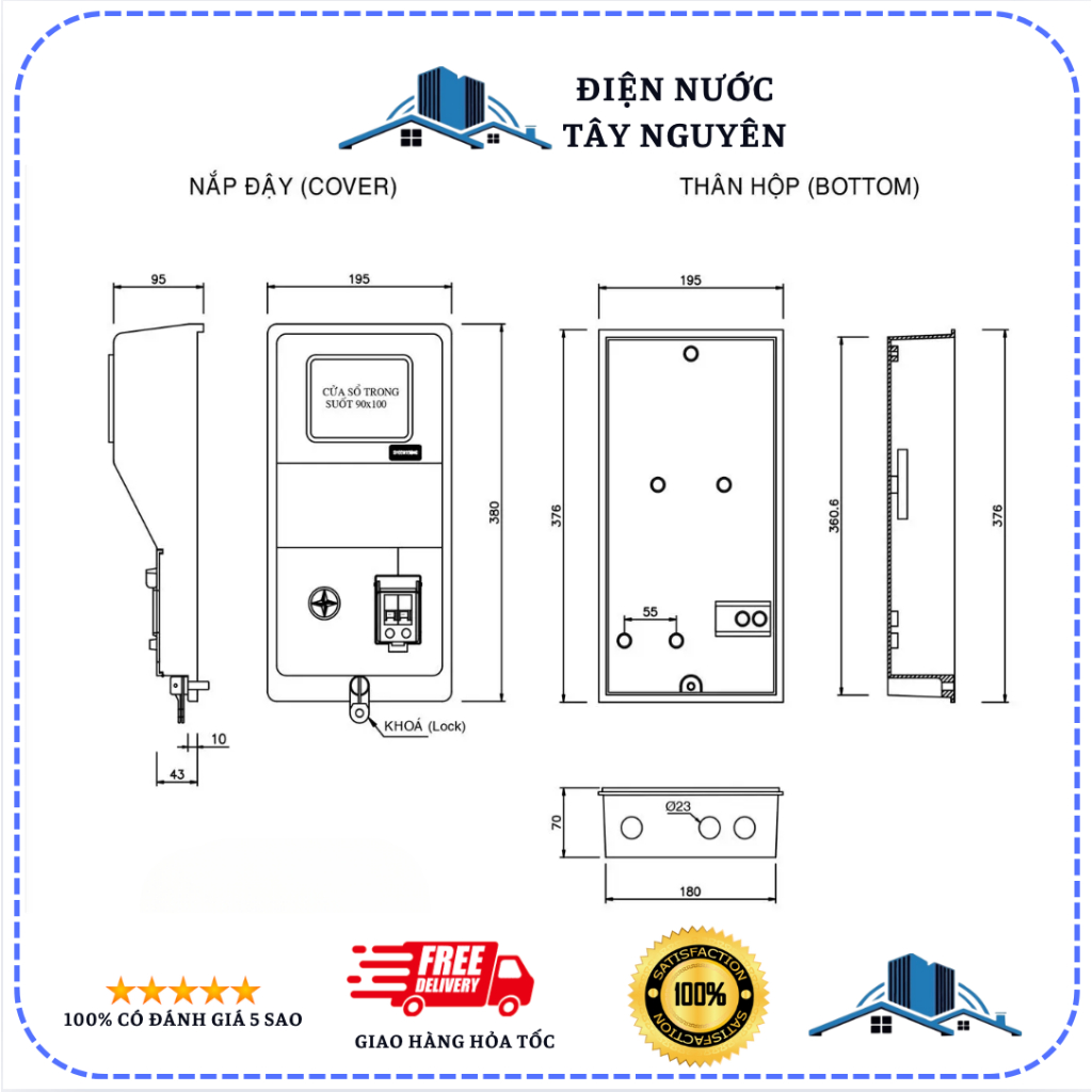 Electrical Meter Storage Box - Compoosit Plastic Fireproof Single Phase ...
