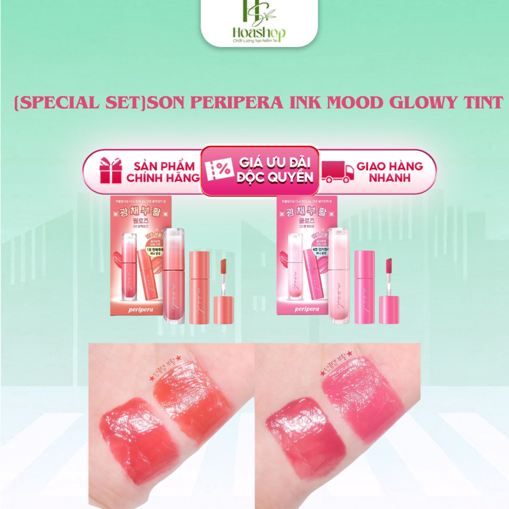 [SPECIAL SET]PERIPERA INK MOOD GLOWY TINT Lipstick | Shopee Malaysia