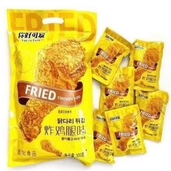 [20 packs] bim snack bag Chicken thigh snacks, super large chicken wing ...