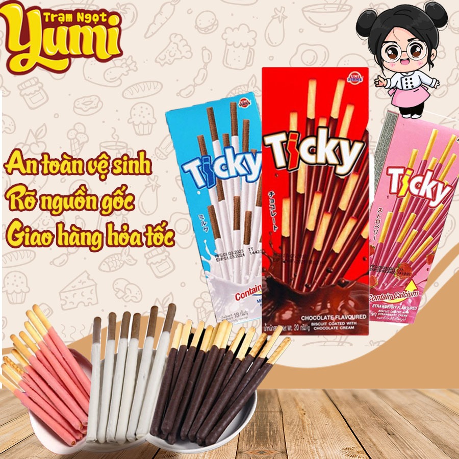 Combo of 10 boxes of Delicious Chocolate, Milk, Strawberry Ticky Cakes ...