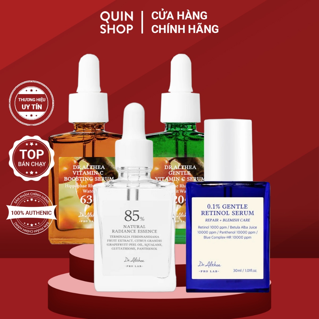 Sérum Dr. Althea Gentle Retinol 0.1% Avec Bacchinol - 30 Ml - Soin Quotidien Anti-âge - Neuf
