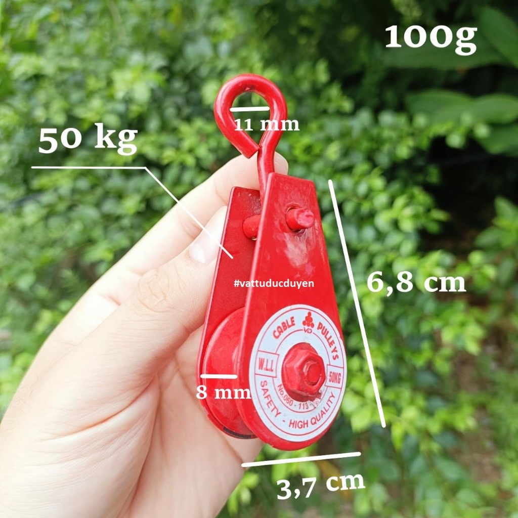 Steel Suspension Pulley Pully 50 kg (Red) | Shopee Malaysia