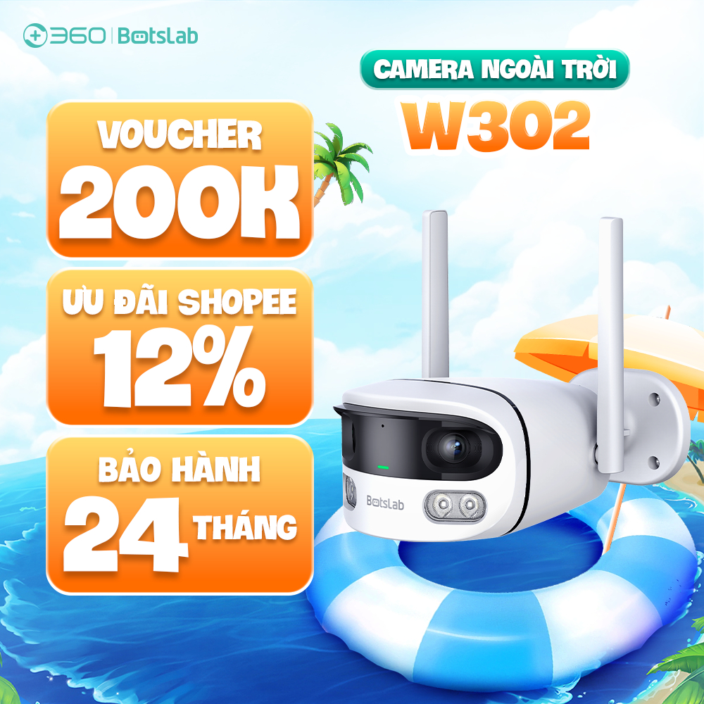 BOTSLAB W302 Super Wide Angle Binocular Outdoor Camera - Color Night ...