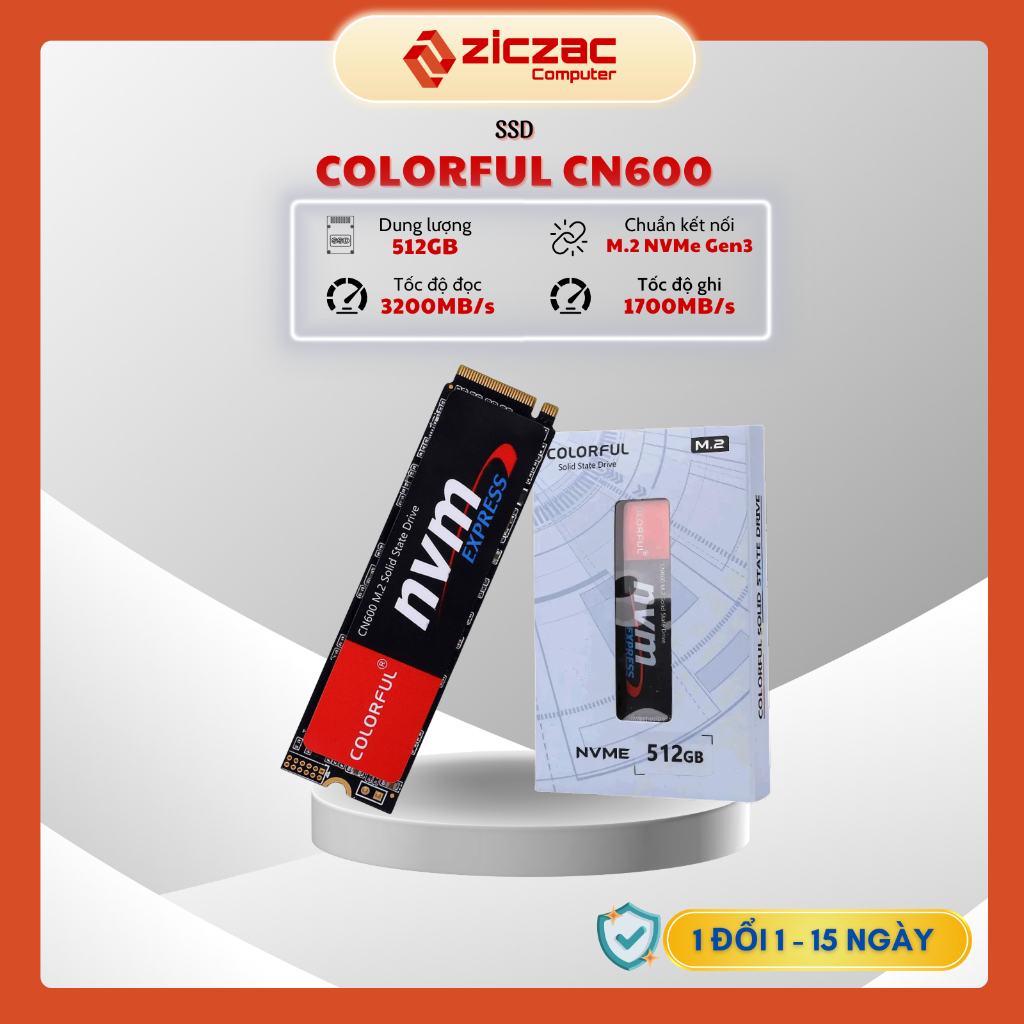 Colorful CN600 256GB M.2 NVMe PCIe Gen3 SSD - Genuine 36th warranty ...
