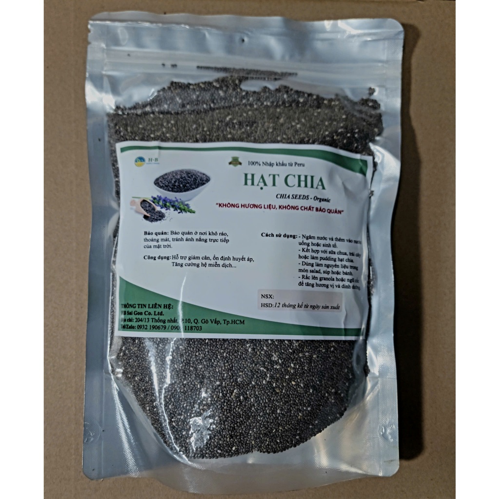 Organic Chia Seeds imported from Peru, 500g Bag. | Shopee Malaysia
