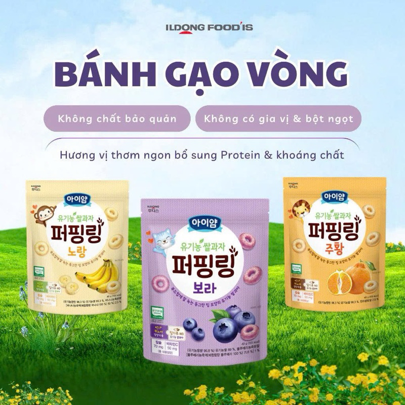(August 2025)ILDONG Korean Organic Round-Shaped Rice Cakes Weaning ...