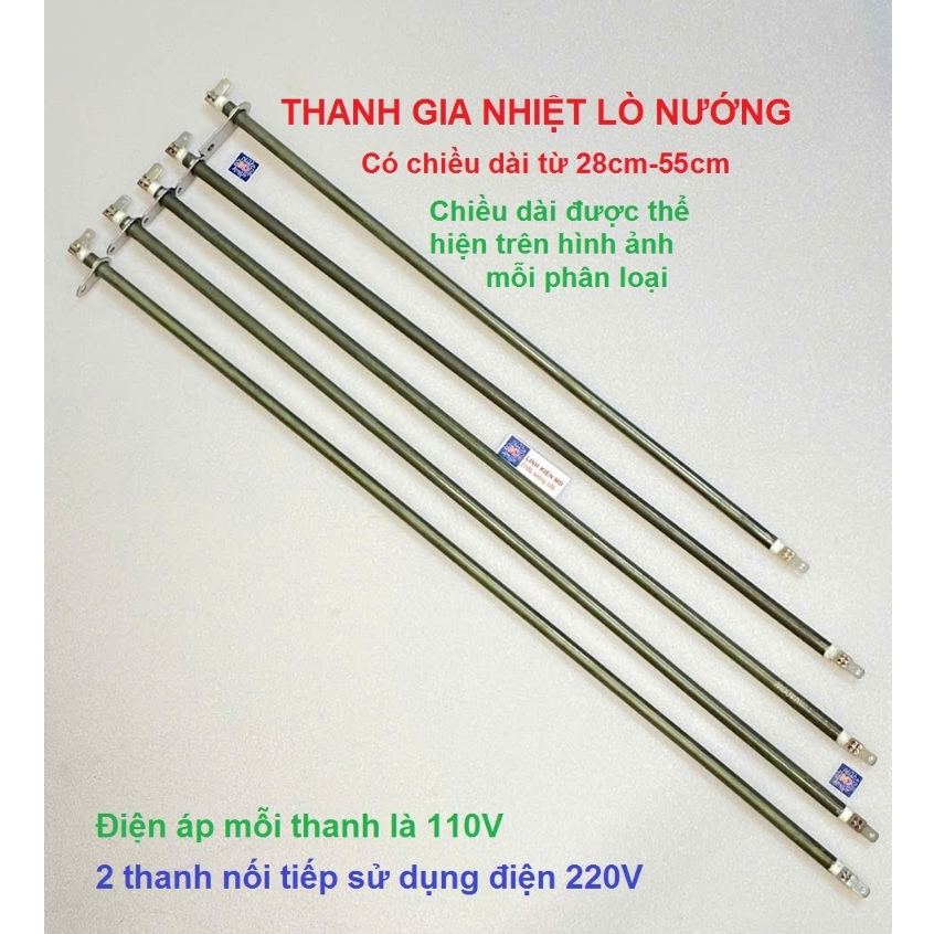 Oven and microwave heating rod (size 300mm/3435mm/455mm/480mm/550mm ...