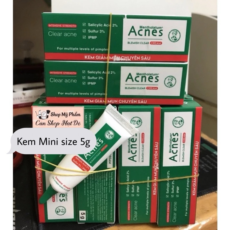 Acnes Blemish Clear Cream 5g (Trial Sample) | Shopee Malaysia