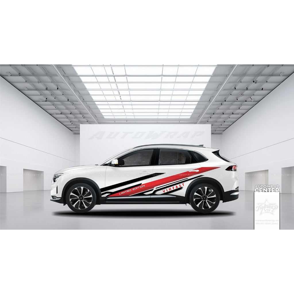 Vinfast VF8 Limited Edition car motif sticker - Car motif sticker ...