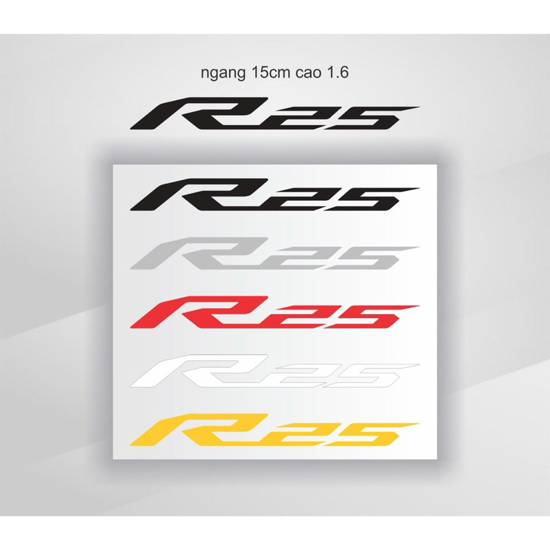 R25 stamp applied to many positions on the vehicle | Shopee Malaysia