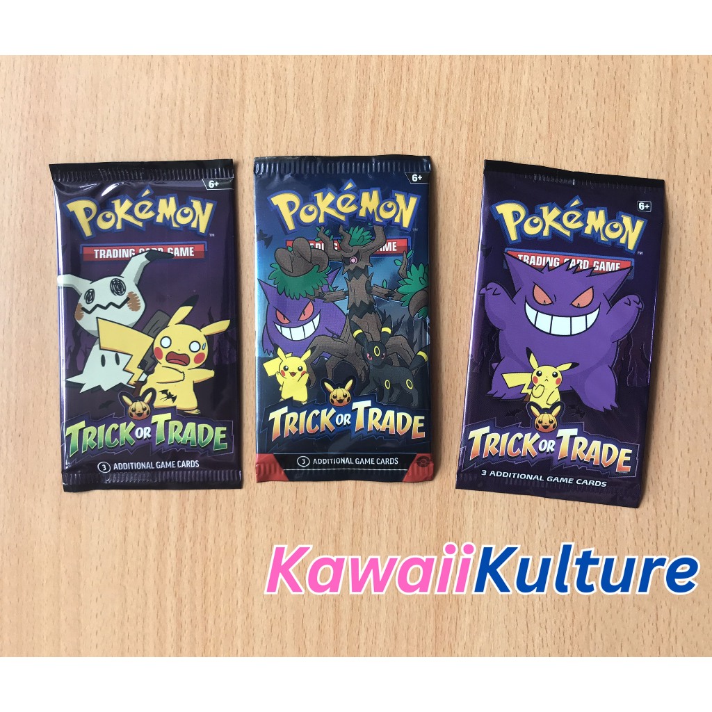Halloween Set] Combo of 3 Trick or Trade packs 2024 2023 2022 BOOster Pack  English - Pokemon TCG card bag Pokemon Card | Shopee Malaysia