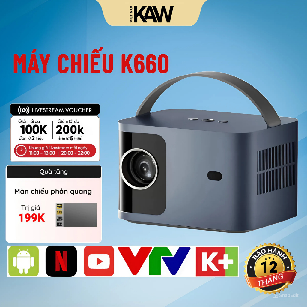 Kaw K660 Mini Projector Super Sharp Full HD 1080, Watching Movies ...