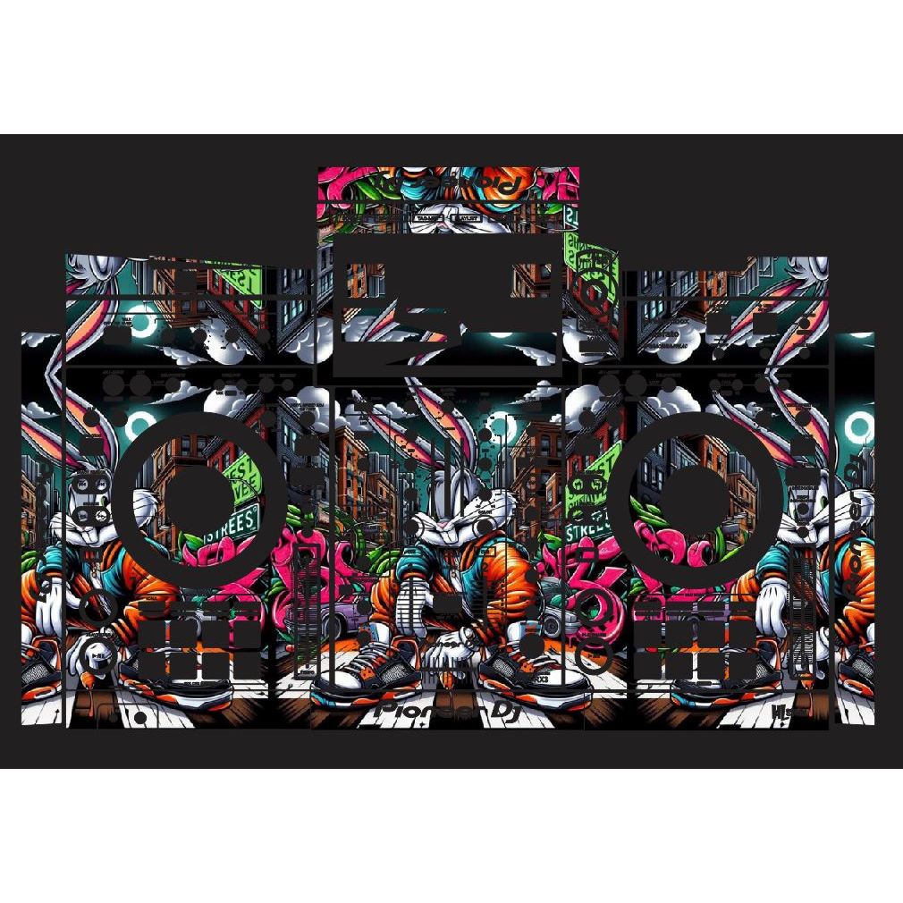 [ Express ] DJ Desk Sticker Skin (JODAN RABBIT) (XDJ RR / RX / RX2 ...