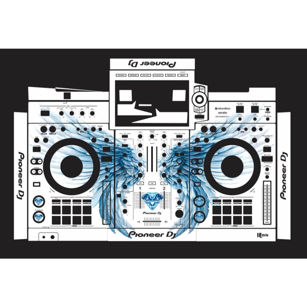 [ Express ] DJ Desk Sticker Skin (Angel Bird Wing) (XDJ RR / RX / RX2 ...