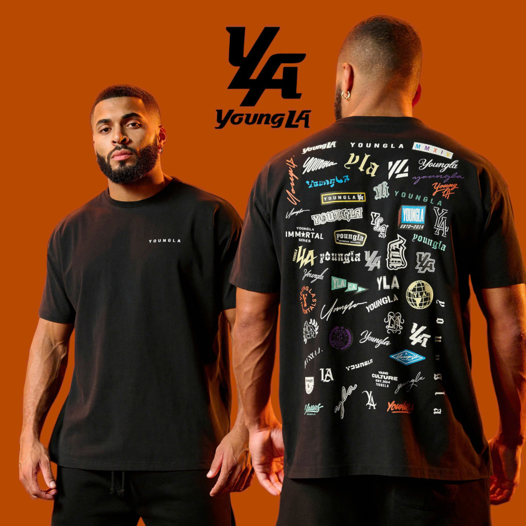 new-2024-youngla-oversize-gymer-t-shirt-100-cotton-280gsm-many