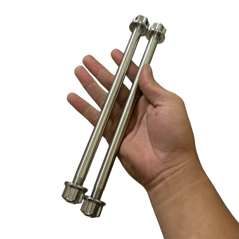 Front and Rear Axle Set with 4 Salaya Stainless Steel Rivets to Install ...