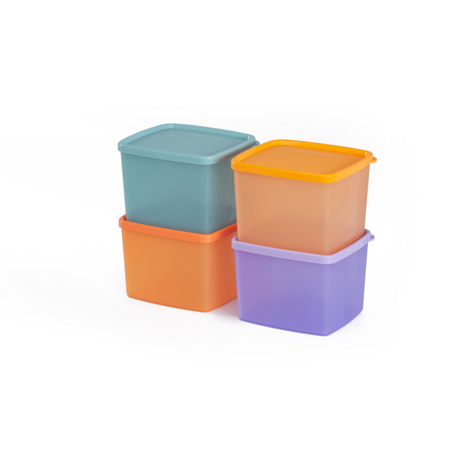 Medium Square Round box set 840ml/box (set of 4 boxes) | Shopee Malaysia