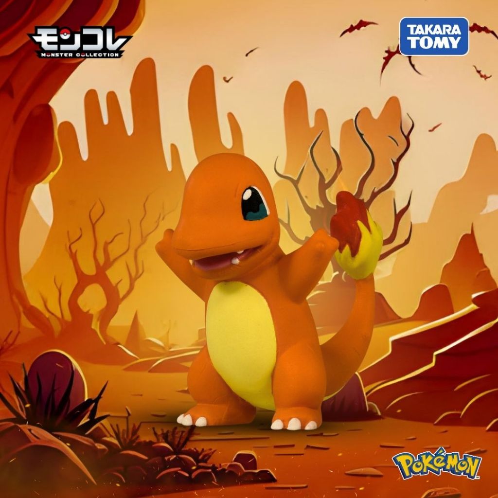Pokemon Moncolle MS-12 Hitokage Model / Charmander Asia Ver. Fullbox ...