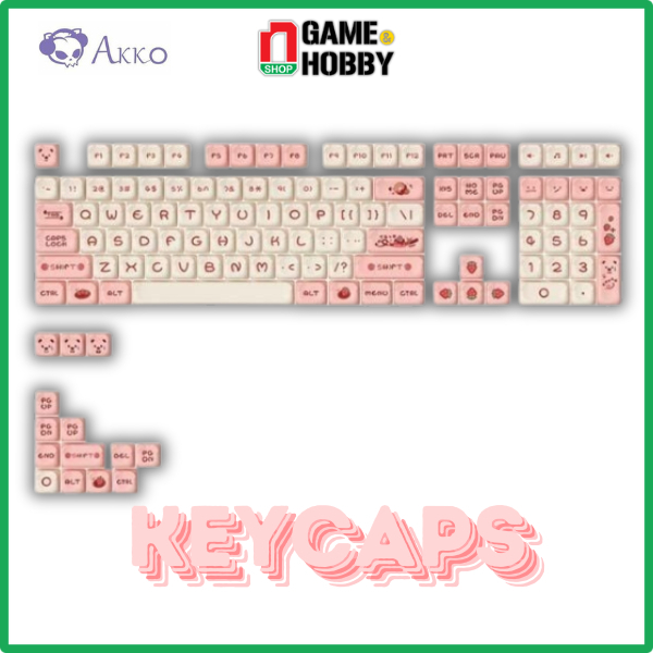 AKKO DIM SUM BEAR MECHANICAL KEYBOARD KEYCAPS SET - GENUINE AKKO ...