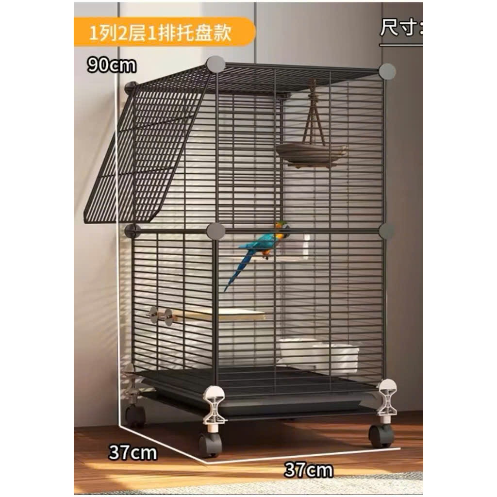 Bird cages, parrot cages with wheels, many sizes, assembled pet cages ... - Wheel Operable Parrot Cages For Angles Angles Pets