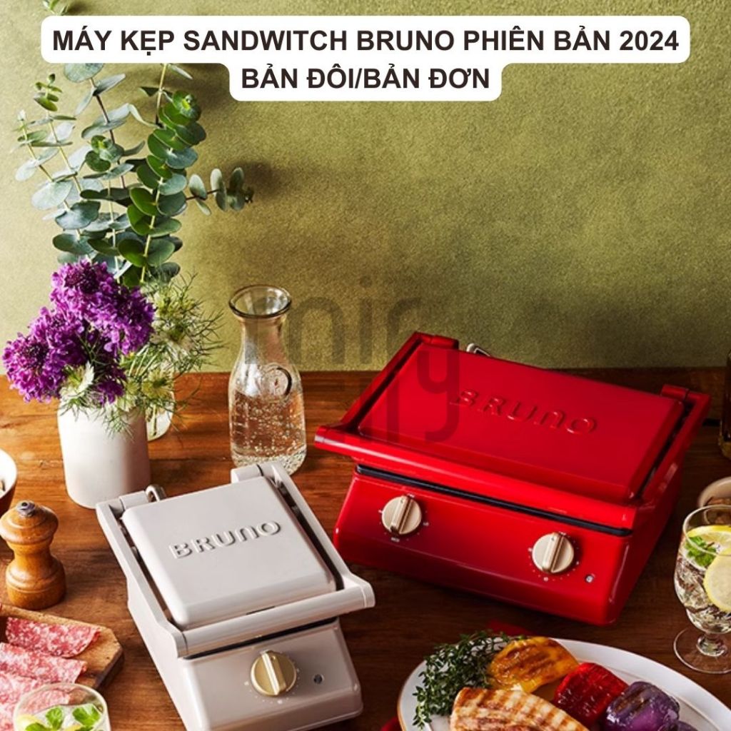 Bruno sandwitch toaster double/single version 2024, 220V electricity ...
