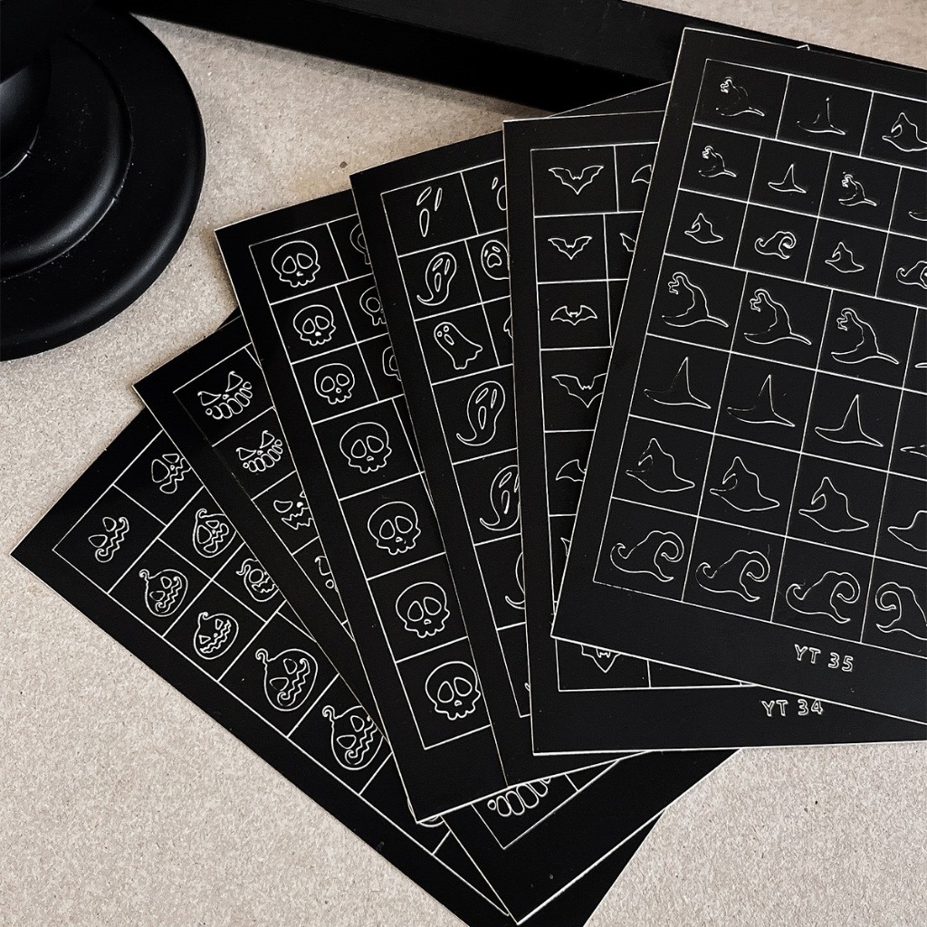 Hollow mold stickers create beautiful and novel shapes, code YT ...
