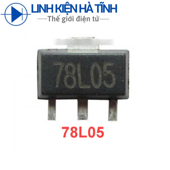 10 power ICs 78L05 7805 SOT89 100mA 5V (sticker pins) | Shopee Malaysia