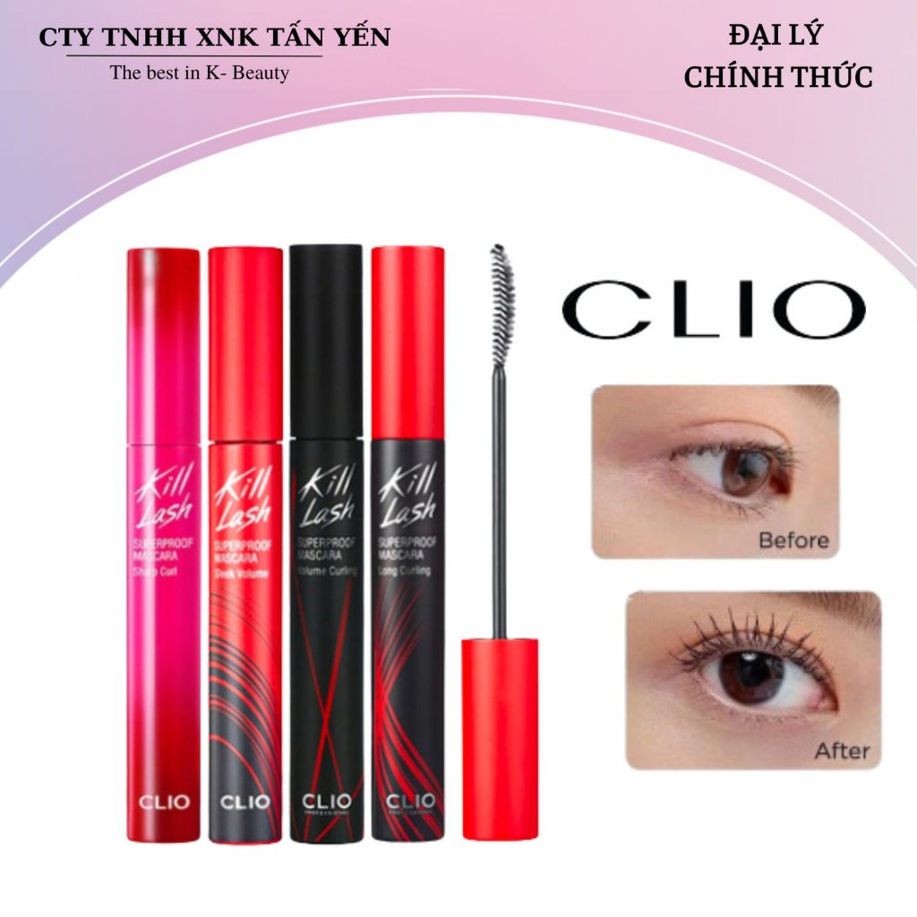 Clio Kill Lash Superproof Mascara 7g 5 Colors