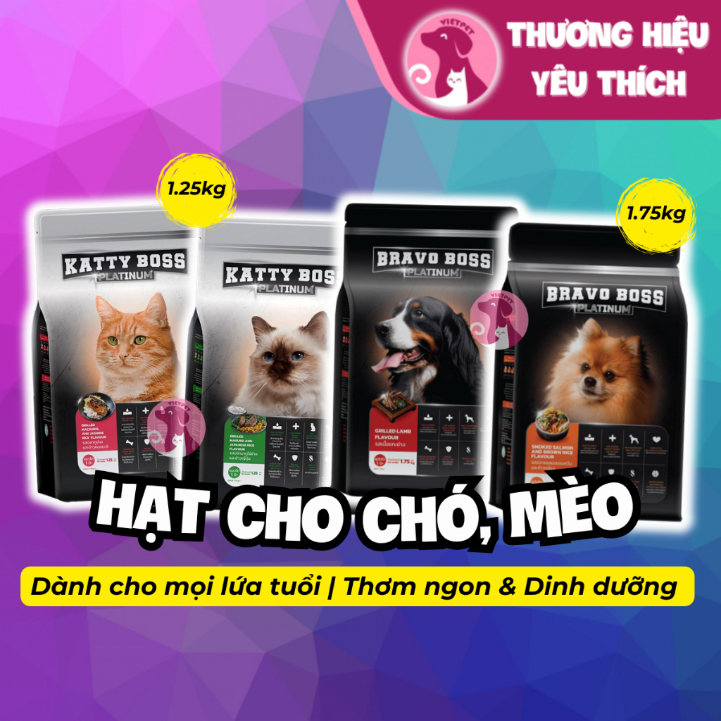 Dog and cat food Katty Boss for cats & Bravo Boss for dogs Imported