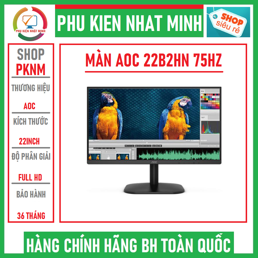 Aoc 22B2HN/74 MONITOR (21.5 INCH/FHD/VA/75HZ/7MS) genuine super cheap ...