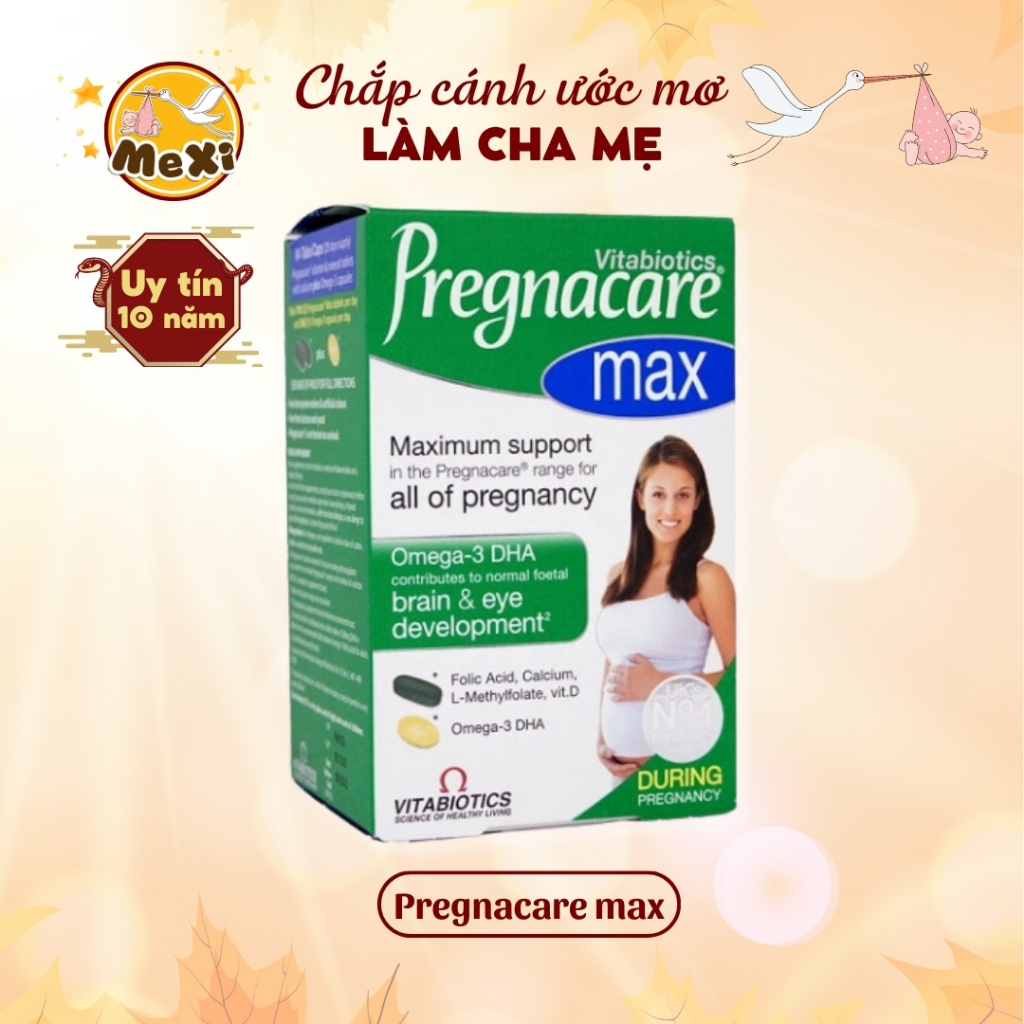 Mother Xi Pregnacare Max - Multivitamin for Pregnant Women, Omega 3 ...