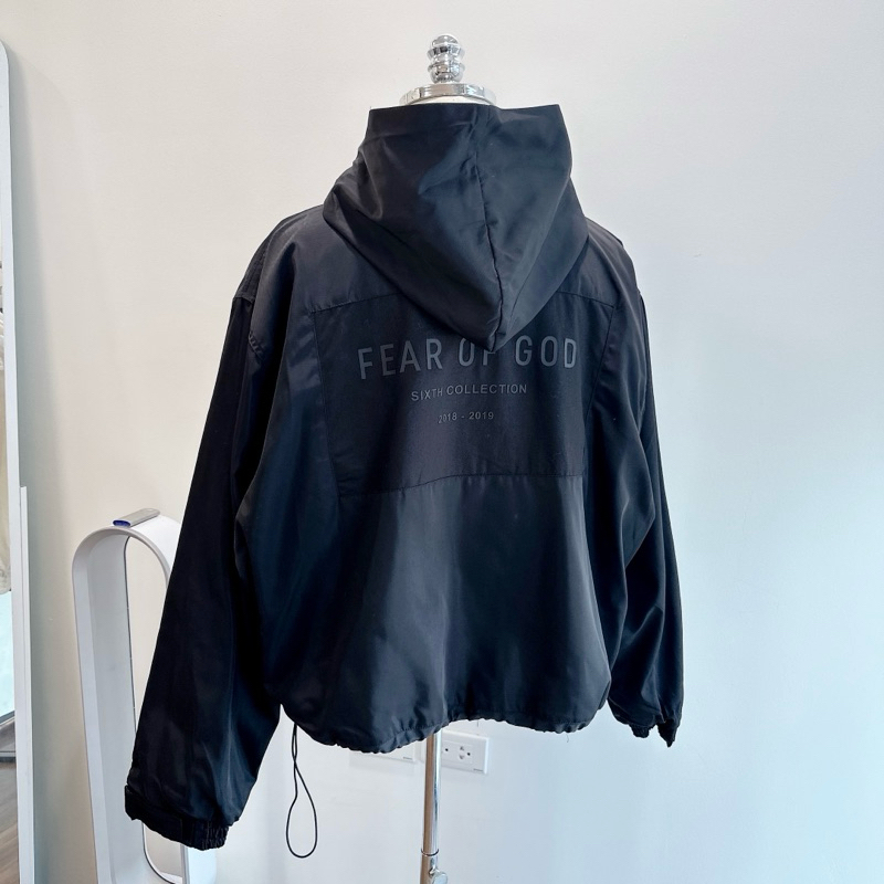 Fear Of God Season six Men's black nylon jacket | eBay