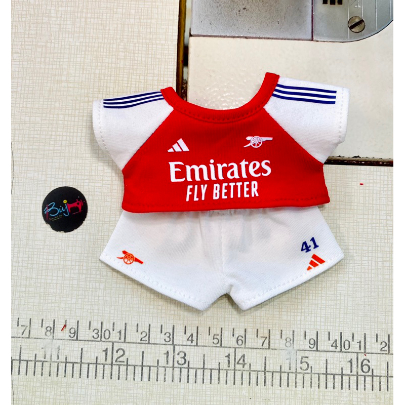 Arsenal labubu set(only pants+shirt, no labubu) | Shopee Malaysia