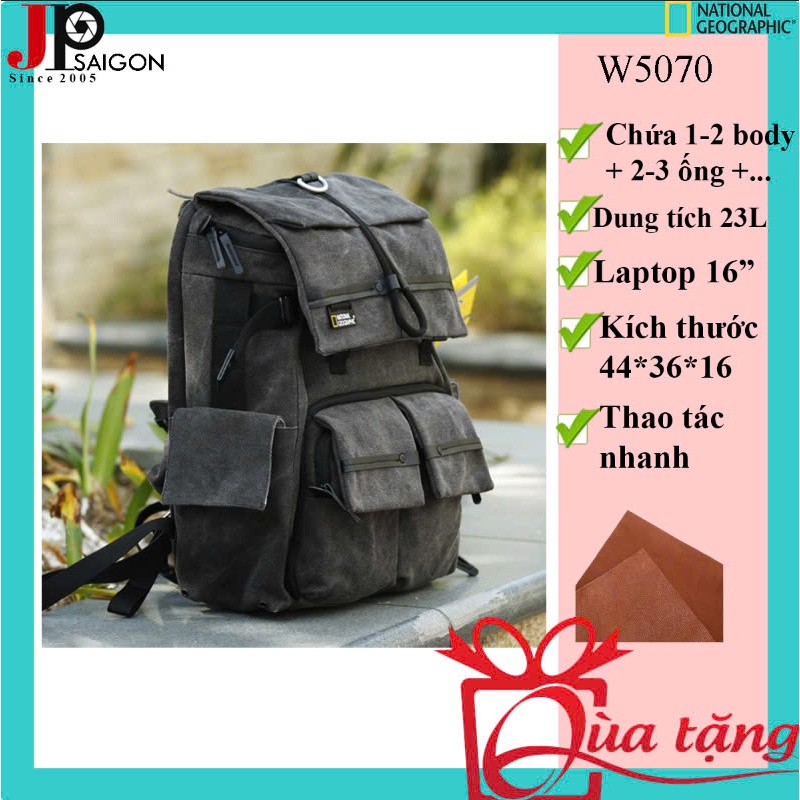 National GEOGRAPHIC NG W5070 CAMERA BACKPACK IMPORTED GOODS