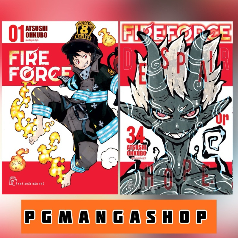 Comics | Fire Force Combo (complete set of 34 episodes) | Shopee Malaysia