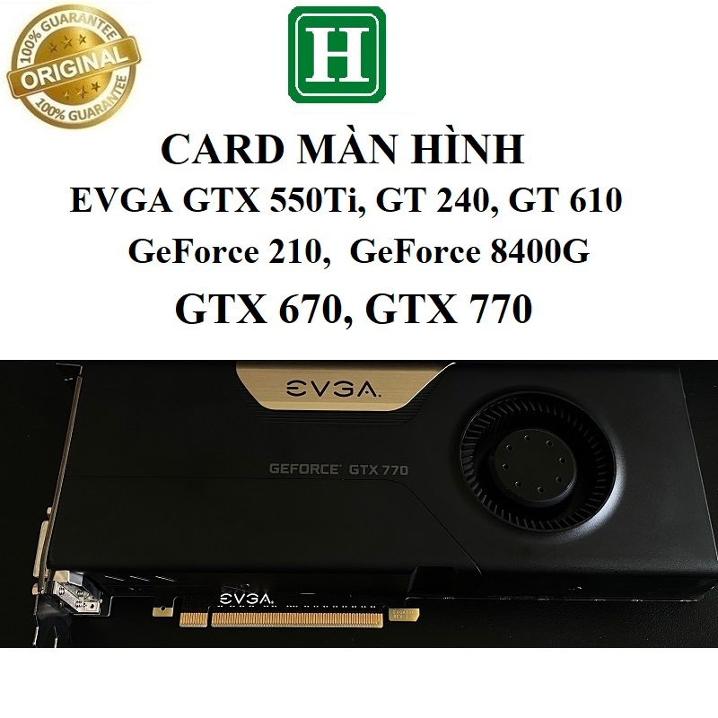 Evga GeForce GTX GT 770 670 660 650 560 550 TI video Card disassembled product Shopee Malaysia
