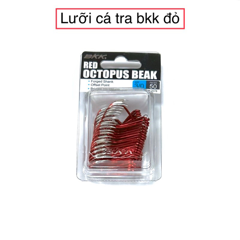 Red BKK Fishing Hooks 3/0 (50 hooks) bkk hook | Shopee Malaysia