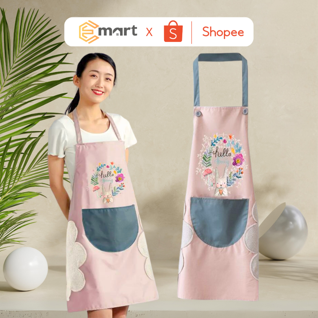 Waterproof cooking apron to prevent stains, when working at home with ...