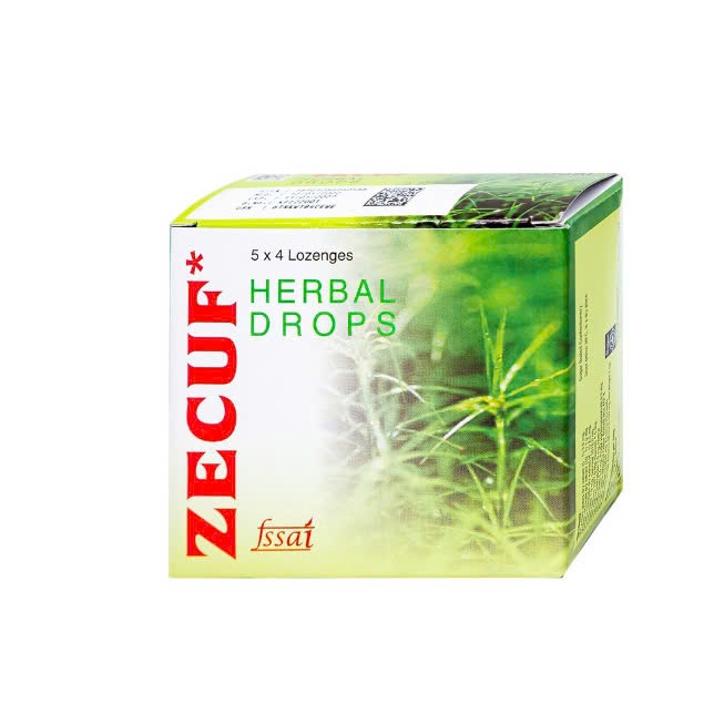 Zecuf Herbal Drops lozenges help warm the throat, relax the lungs, and