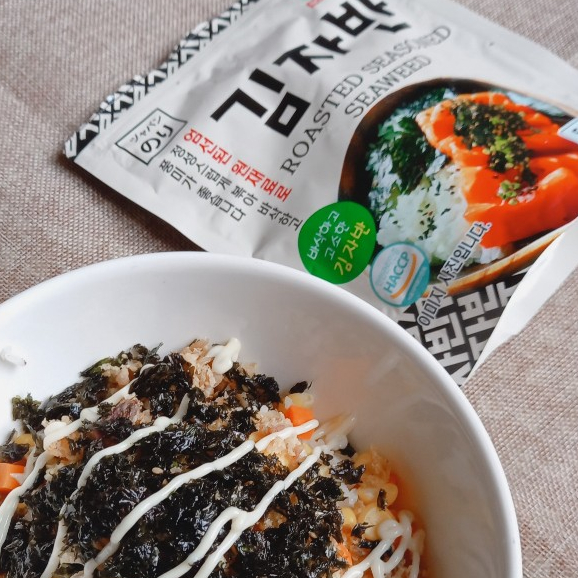 Instant shredded seaweed sprinkled with rice, seaweed mixed with Korean ...