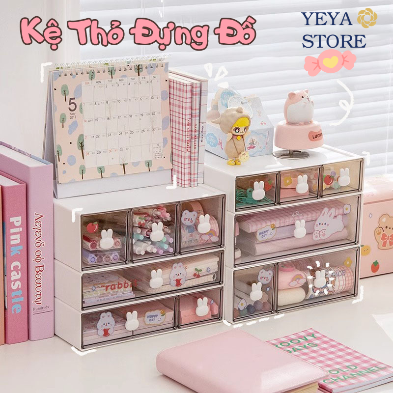 High-end Rabbit-shaped Multi-Function Desktop Storage Cabinet with ...