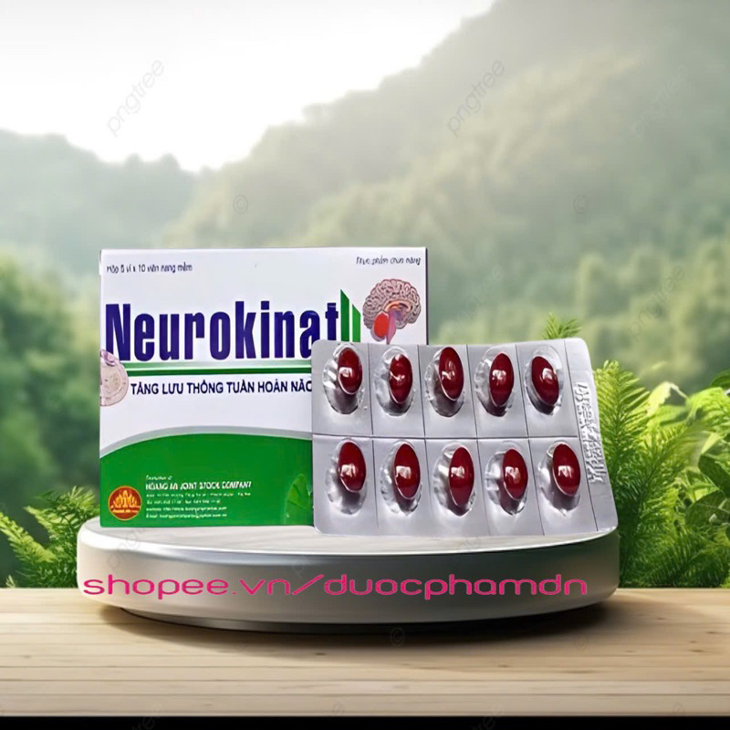 Neurokinat, Box of 50 tablets Helps increase cerebral blood