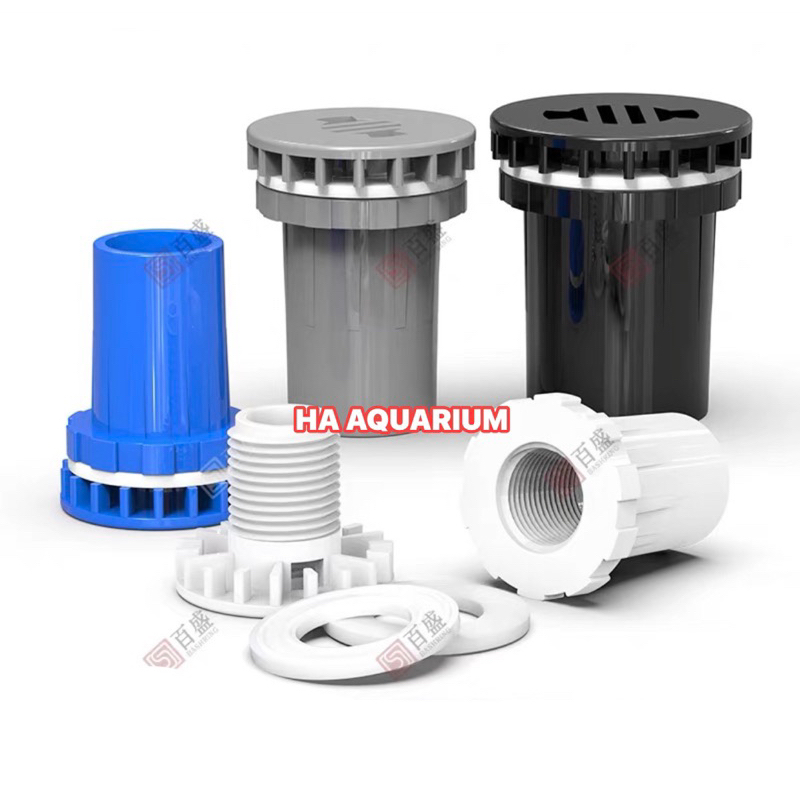 Straight Bottom Drain Thread for Tarpaulin Tanks and Aquariums 20-25 ...