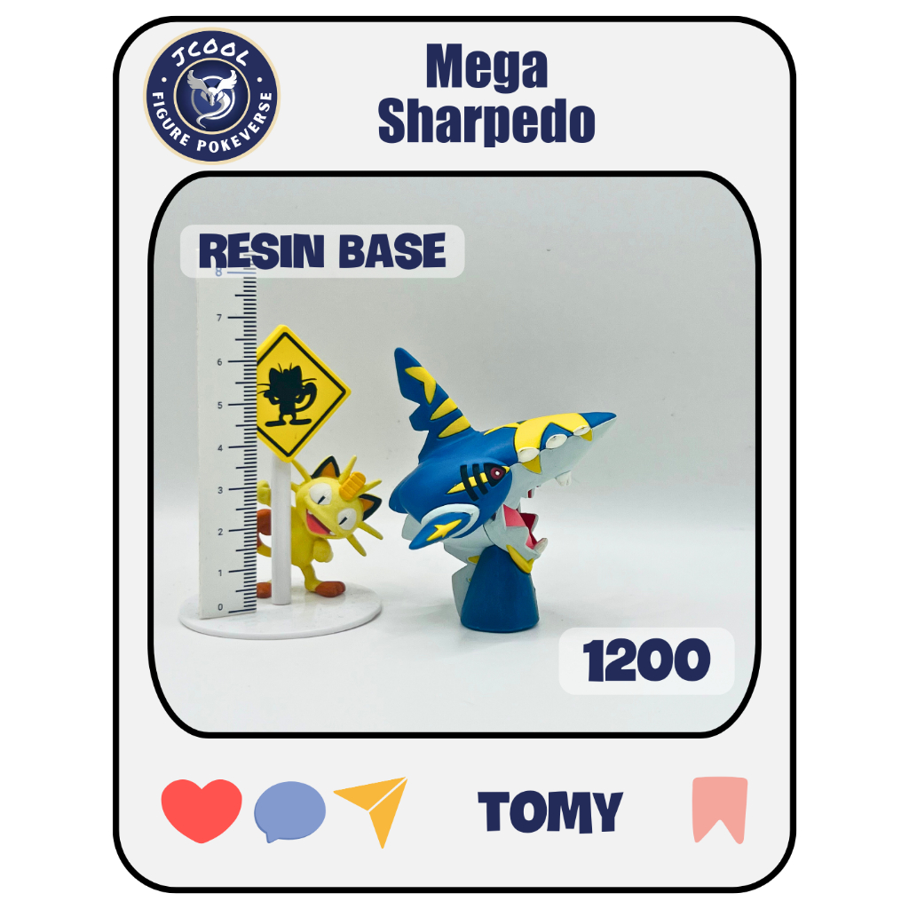 Sharpedo (Mega Forme) - Gen 3 Hoenn region - Genuine Pokemon model ...
