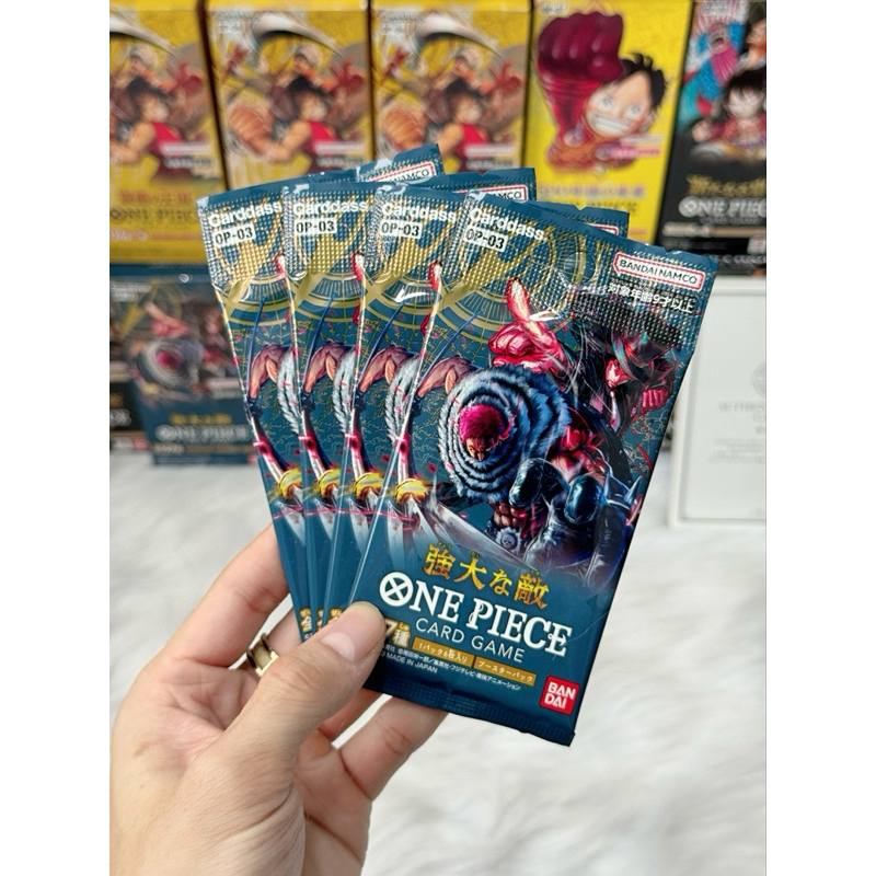One Piece Booster Pack One Piece Card Game Booster Pack - OP-03 "Mighty  Enemies" (Japanese, Sealed, 6 Cards) Pokmon Sealed Booster Packs In  Japanese