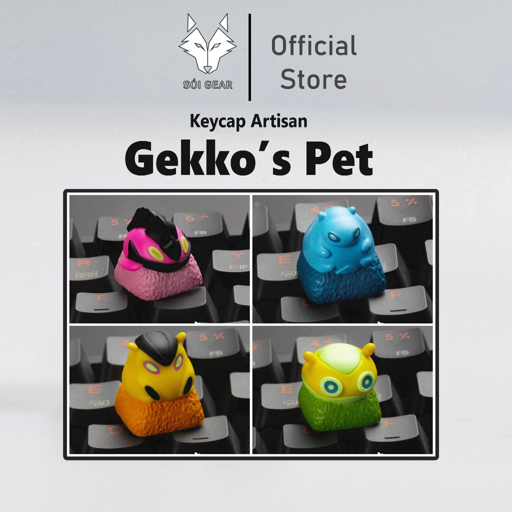 [HN - Hcm EXPRESS] Keycap Lobo Artisan VALORANT Gekko's Pet | Keycap ...