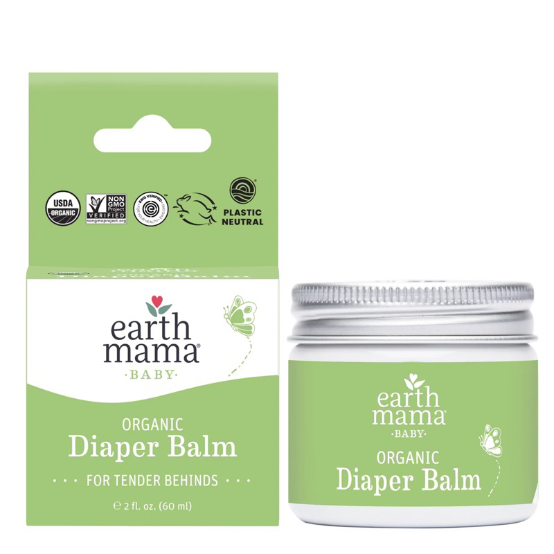 [DATE 08/2025] Earth Mama Organic Diaper / Rash Balm 60G American